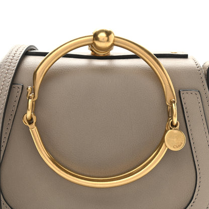 Chloe Calfskin Suede Small Nile Bracelet Bag Motty Grey 9 of 11