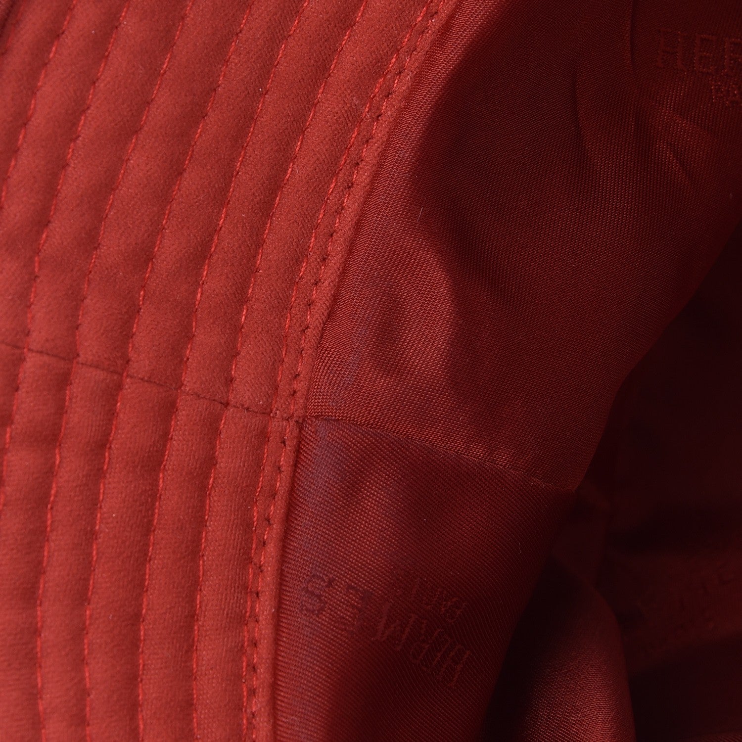 Hermes Polyester Nylon Marais Hat 58 Rouge 9 of 9