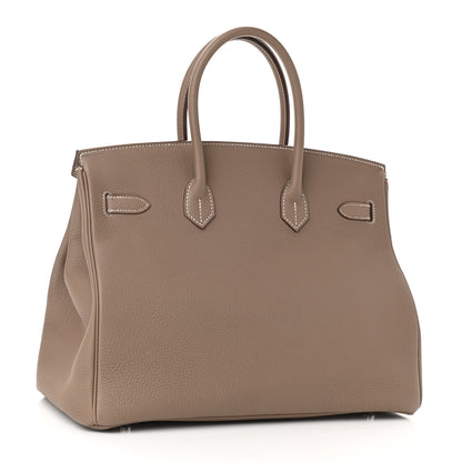 Hermes Togo Birkin 35 Etoupe 2 of 9