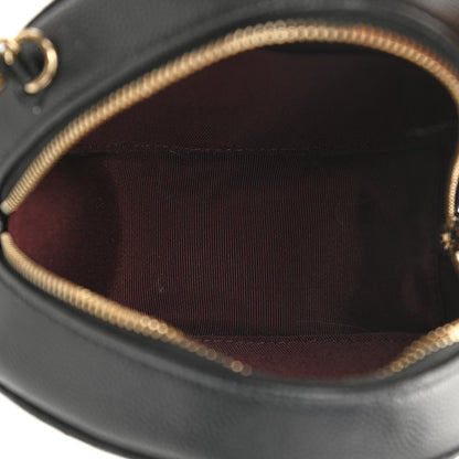 Chanel Caviar Quilted Round Clutch With Chain Black 5 of 12