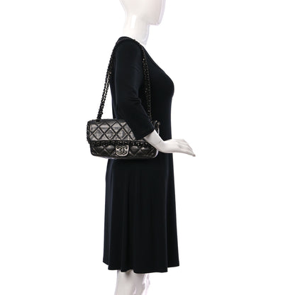 Chanel Calfskin Quilted Small Chain Me Flap So Black 2 of 9