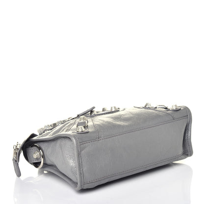 Balenciaga Agneau Giant 12 Silver Hardware Mini City Gris Haussmannien 4 of 8