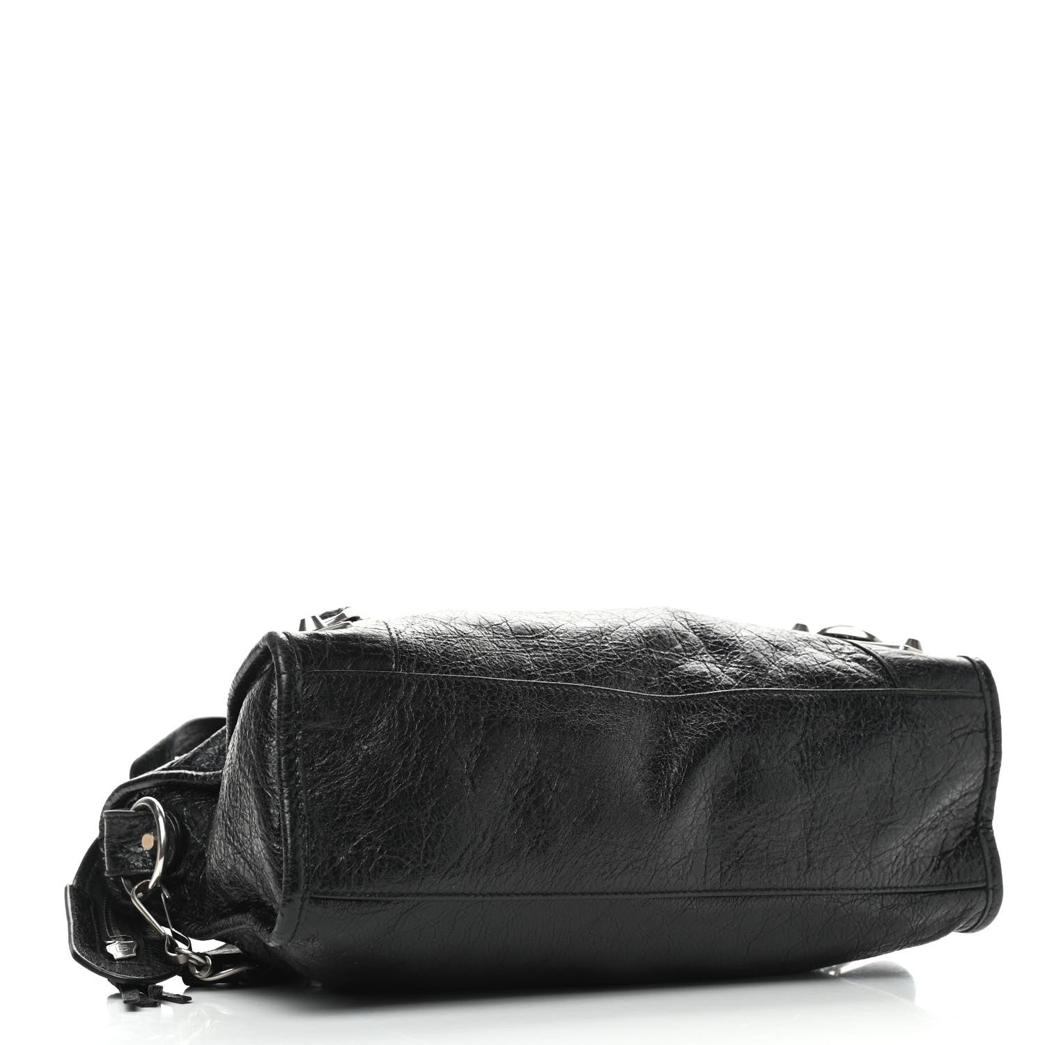 Balenciaga Agneau Silver Metallic Edge Hardware S City Black 3 of 8