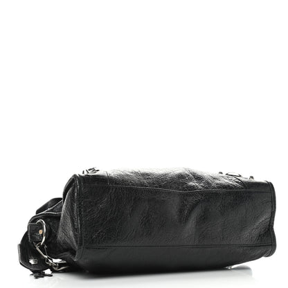 Balenciaga Agneau Silver Metallic Edge Hardware S City Black 3 of 8