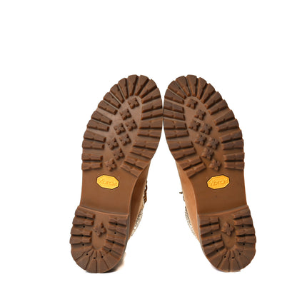 Jimmy Choo X TIMBERLAND Nubuck Swarovski Crystal Mens Ankle Boots 12 Wheat 6 of 10