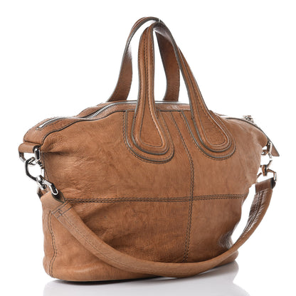 Givenchy Wrinkled Lambskin Small Nightingale Tan 3 of 17
