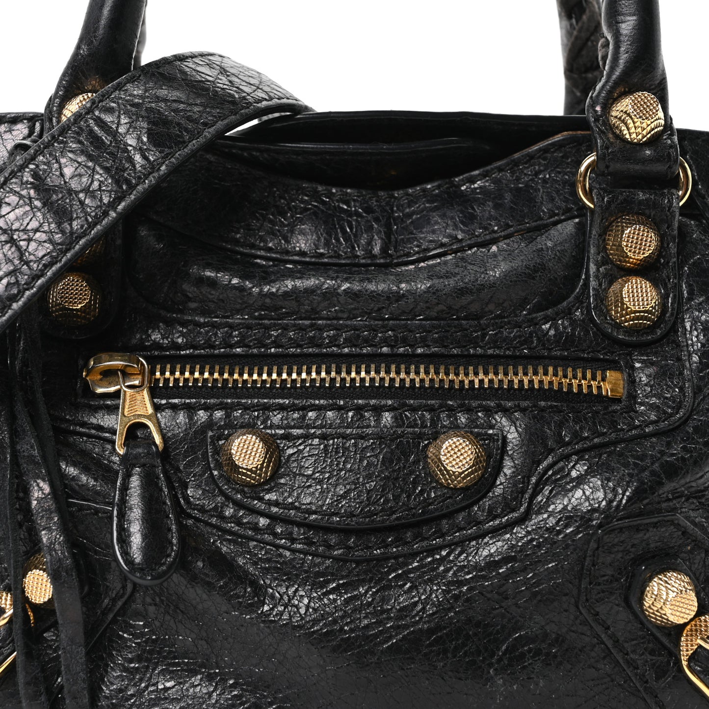 Agneau Giant 12 Gold Hardware Mini City Black
