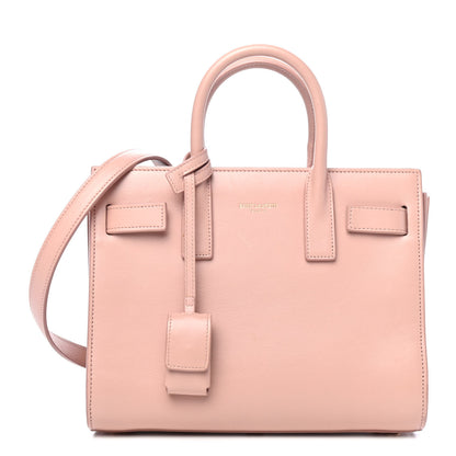 Saint Laurent Grained Calfskin Nano Sac De Jour Antique Rose 1 of 5