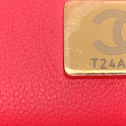 Chanel Caviar Quilted Sweetheart Mini Rectangular Flap Pink 6 of 9