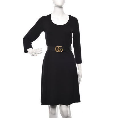 Gucci Calfskin Double G 40mm Belt 85 34 Black 2 of 6
