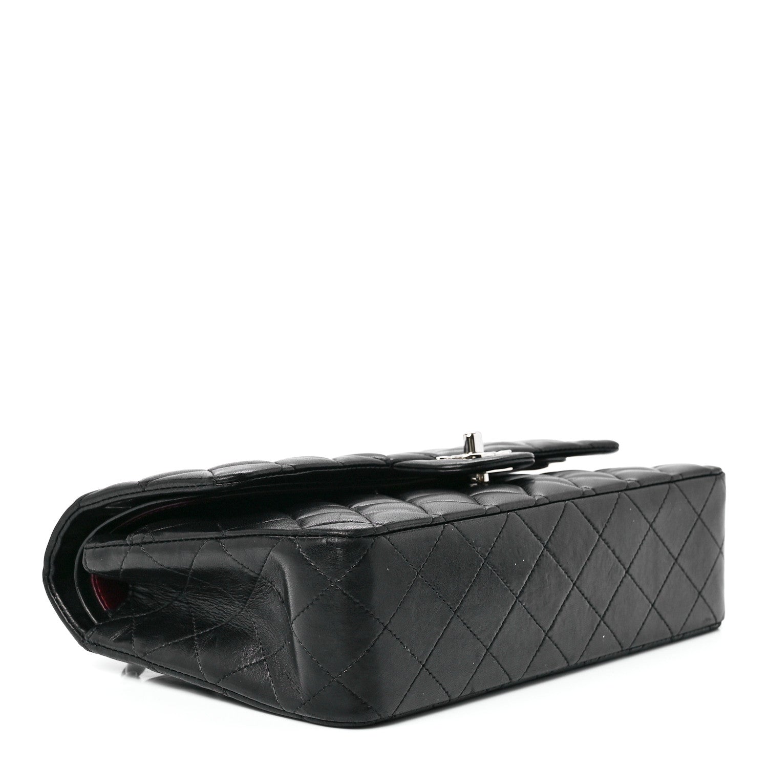 Chanel Lambskin Quilted Medium Double Flap Black 3 of 11