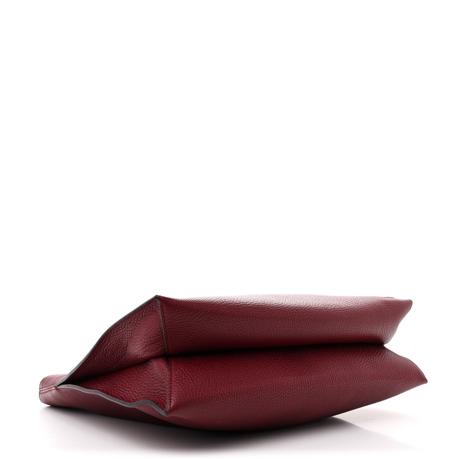 Tom Ford Pebbled Calfskin Large Alix Padlock Zip Hobo Bag Cranberry 5 of 12