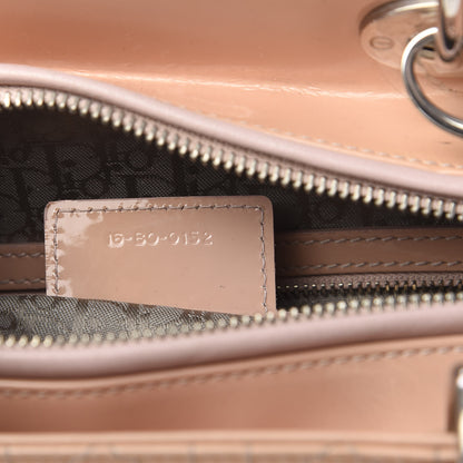 Christian Dior Patent Cannage Large Lady Dior Light Pink 7 of 11