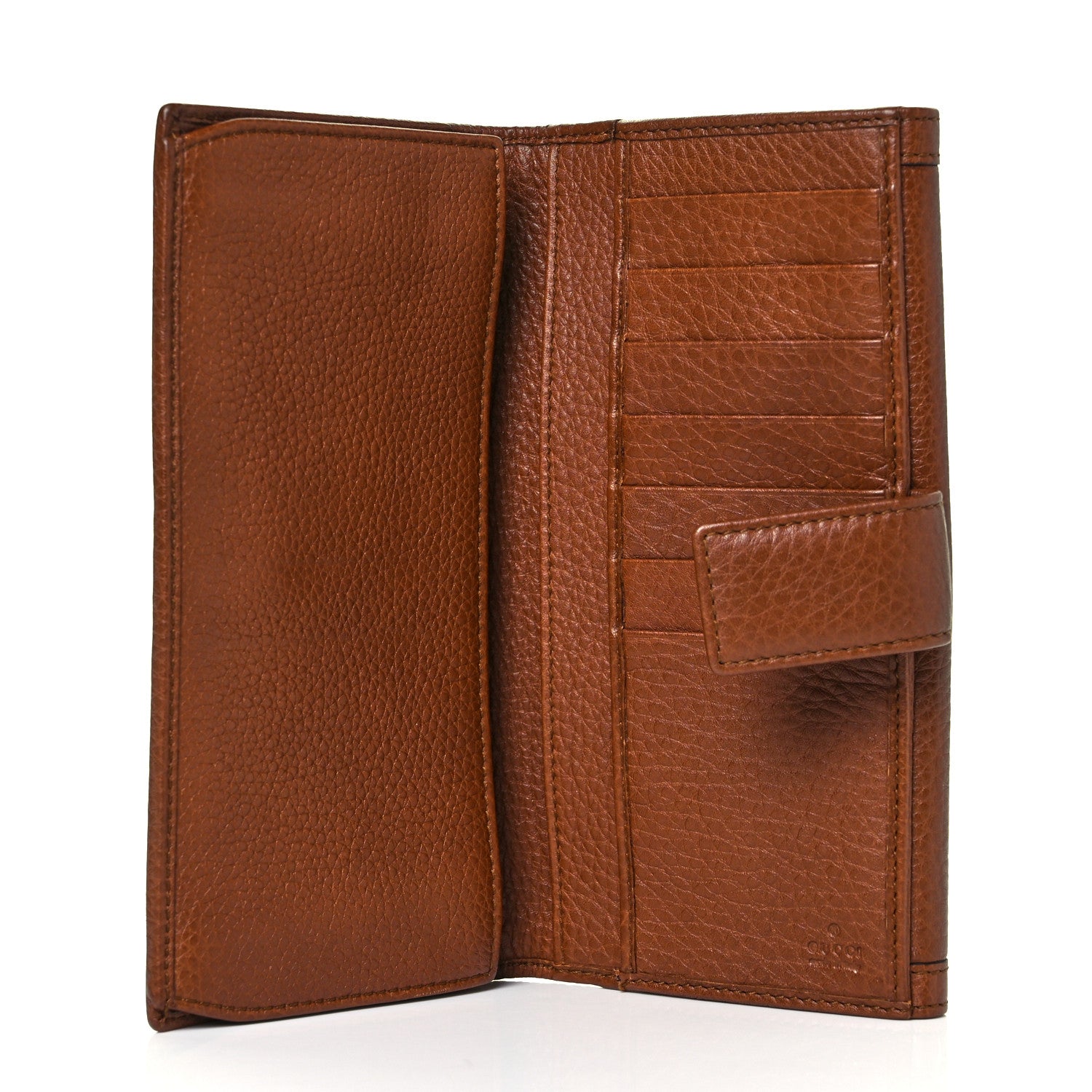 Gucci Cellarius Calfskin Bella Continental Wallet Cuir 9 of 15