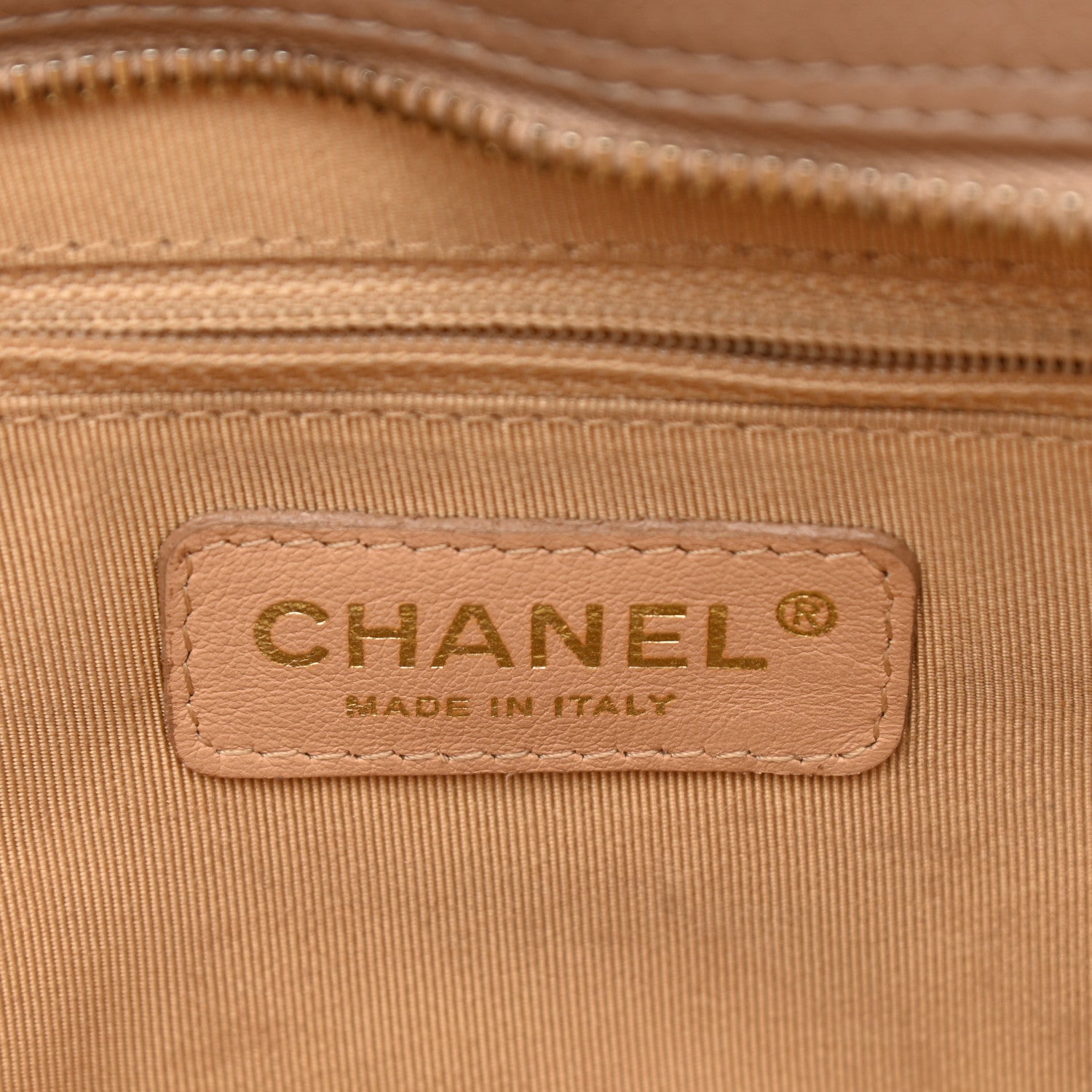 Chanel Caviar Quilted Small Bowler Beige 6 of 17