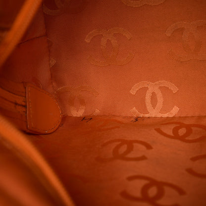 Chanel Calfskin Quilted Large Cambon Tote Brown 10 of 17