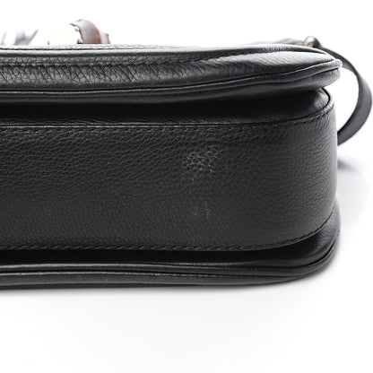 Gucci Calfskin Medium New Bamboo Top Handle Bag Black 9 of 12