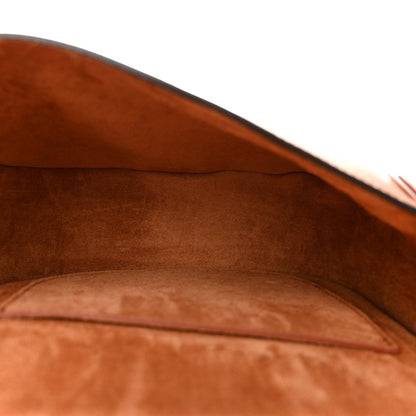 Celine Smooth Calfskin Studded Cuir Triomphe Folco Crossbody Bag Tan 5 of 11