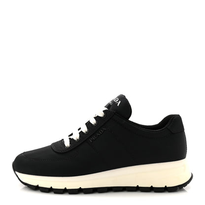 Prada Re-Nylon Piuma Logo Quilted 45mm Sneakers 36.5 Black 1 of 10