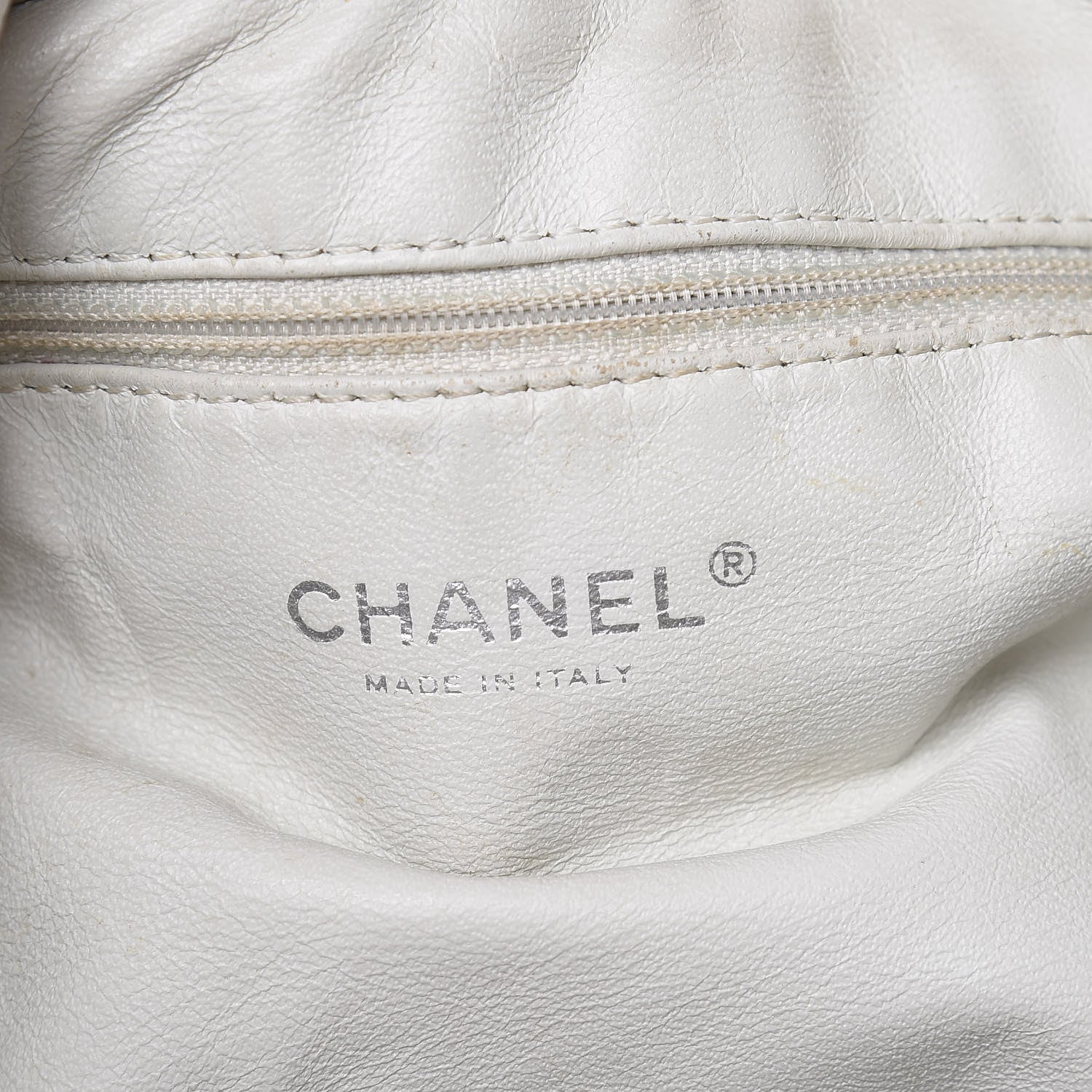 Chanel Calfskin Large East West Modern Chain Tote White 8 of 21