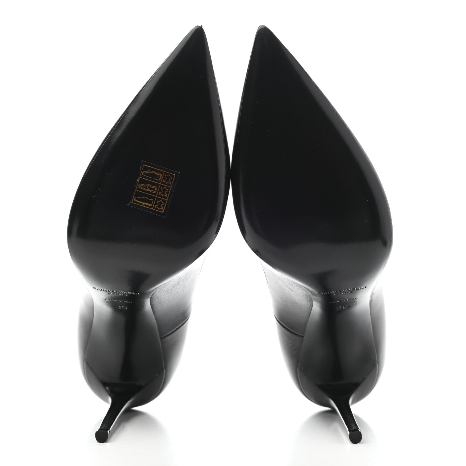 Saint Laurent Calfskin Zoe 105 Pumps 39 Black 5 of 11