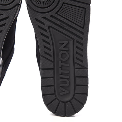 Louis Vuitton Suede Uniform Sneakers 9.5 Black 7 of 9