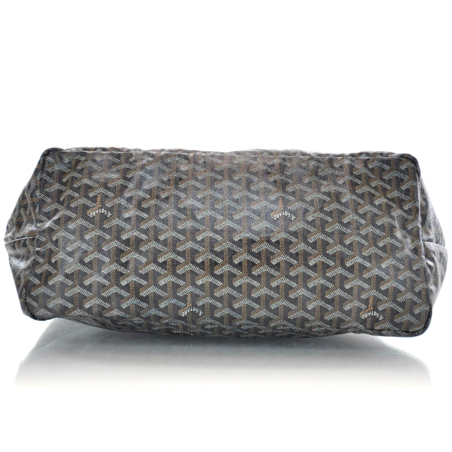 Goyard Goyardine Saint Louis GM Black Gold 6 of 10