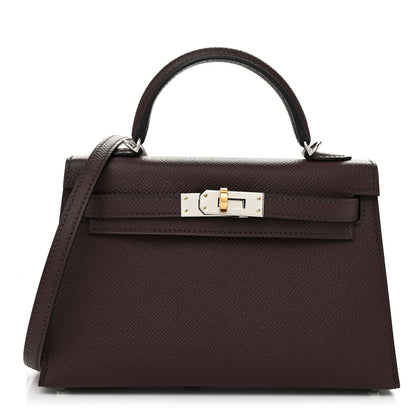 Hermes Epsom Mini Kelly Sellier 20 Rouge Sellier 1 of 13