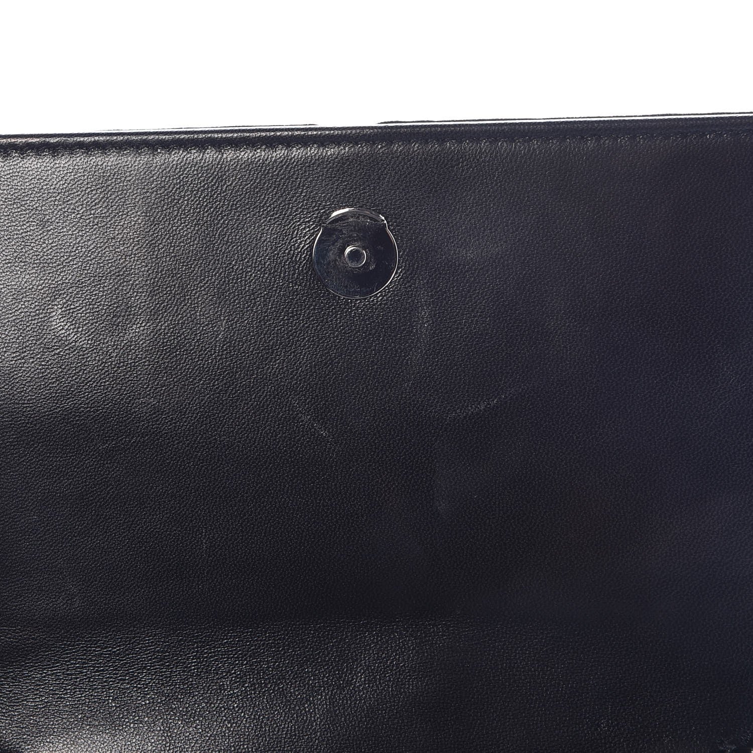 Saint Laurent Velvet Crystal Monogram Kate Tassel Chain Wallet Black 8 of 13