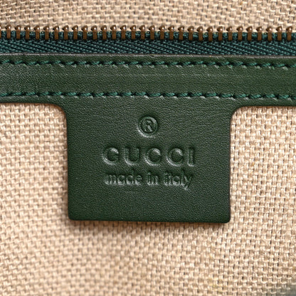 Gucci Monogram Calfskin Medium Lady Web Shoulder Bag Beige Green 6 of 12
