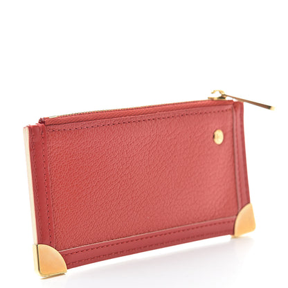 Louis Vuitton Suhali Key Pouch Geranium 3 of 6