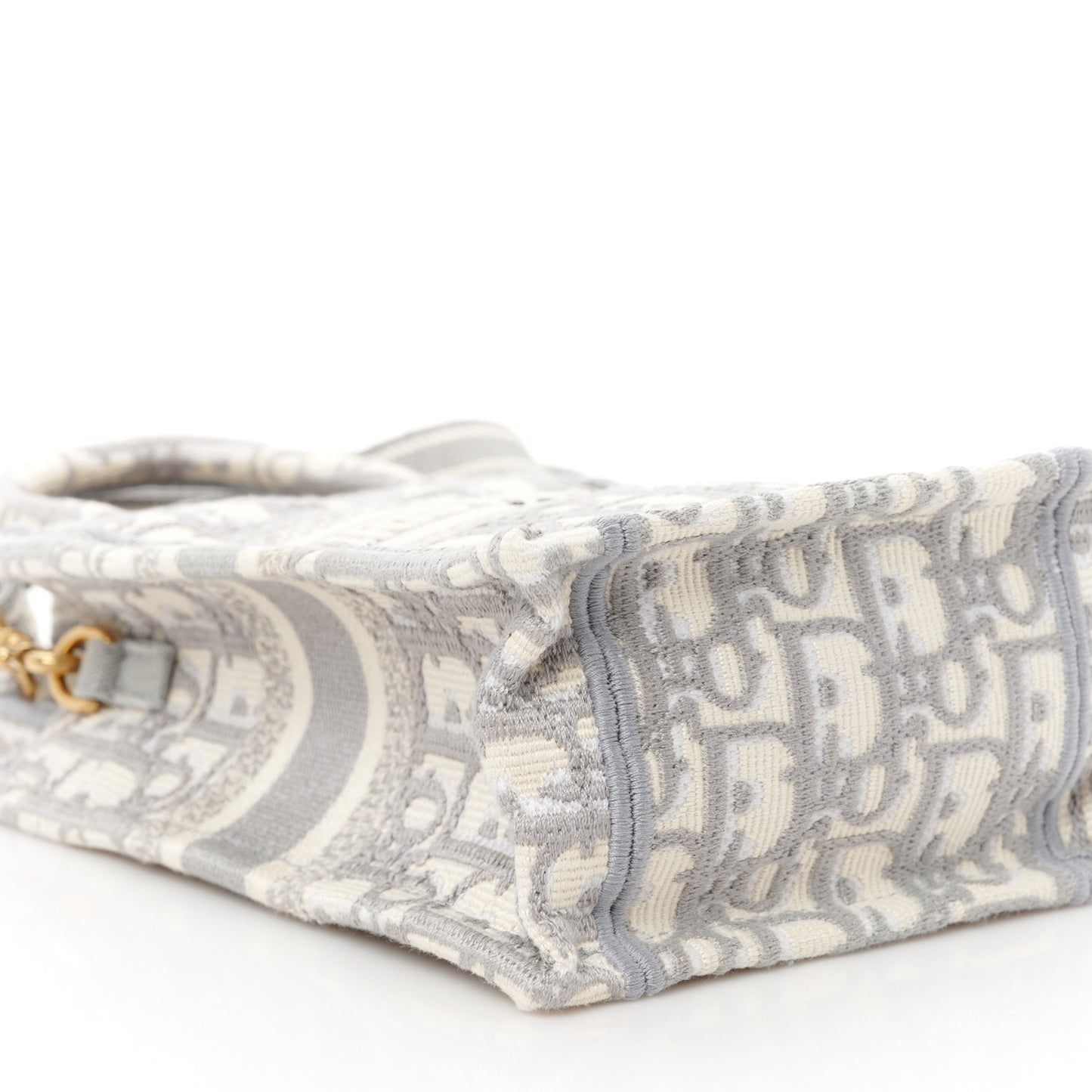 Oblique Mini Book Tote Phone Bag Grey