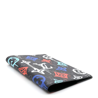 Louis Vuitton Monogram Eclipse LV Graffiti Auguste Notebook Cover Multicolor 4 of 7