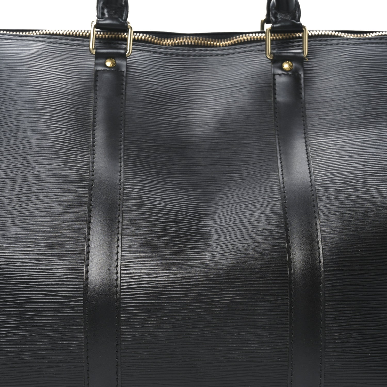 Louis Vuitton Epi Keepall 55 Black 7 of 9