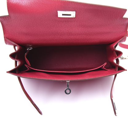 Hermes Chevre Kelly Sellier 25 Framboise 16 of 42