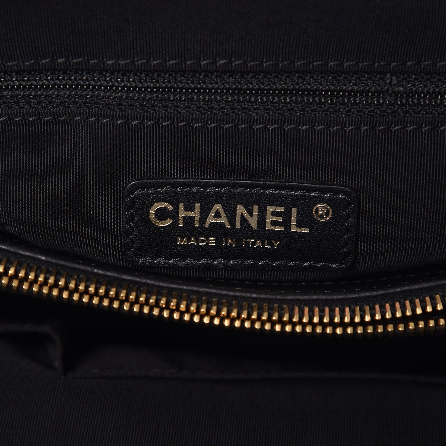 Calfskin Quilted Small Chain Me Tote Black