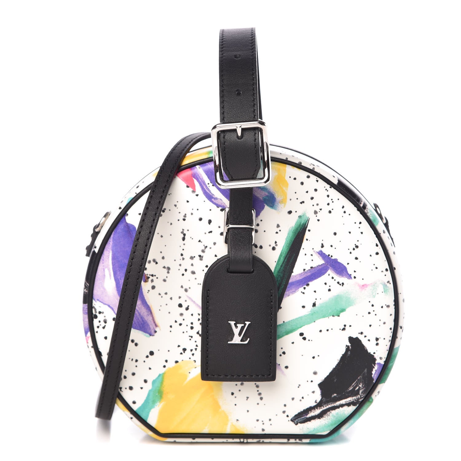 Louis Vuitton Calfskin Nicolas Ghesquière’s Splash Print Petite Boite Chapeau 1 of 10