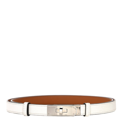 Hermes Epsom Kelly Belt White 1 of 8