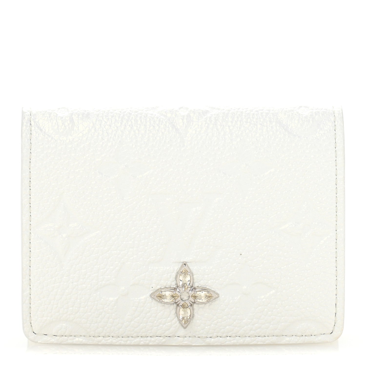 Louis Vuitton Empreinte Monogram LV Ski Business Card Holder Snow 1 of 7