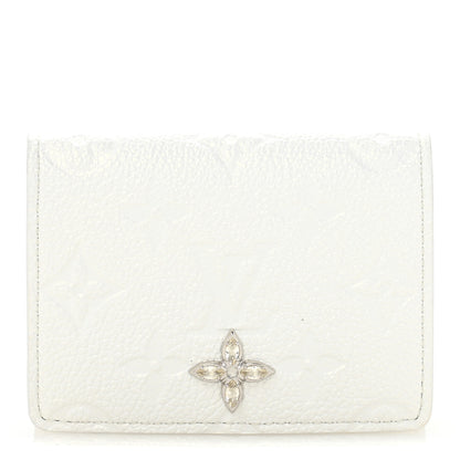 Louis Vuitton Empreinte Monogram LV Ski Business Card Holder Snow 1 of 7