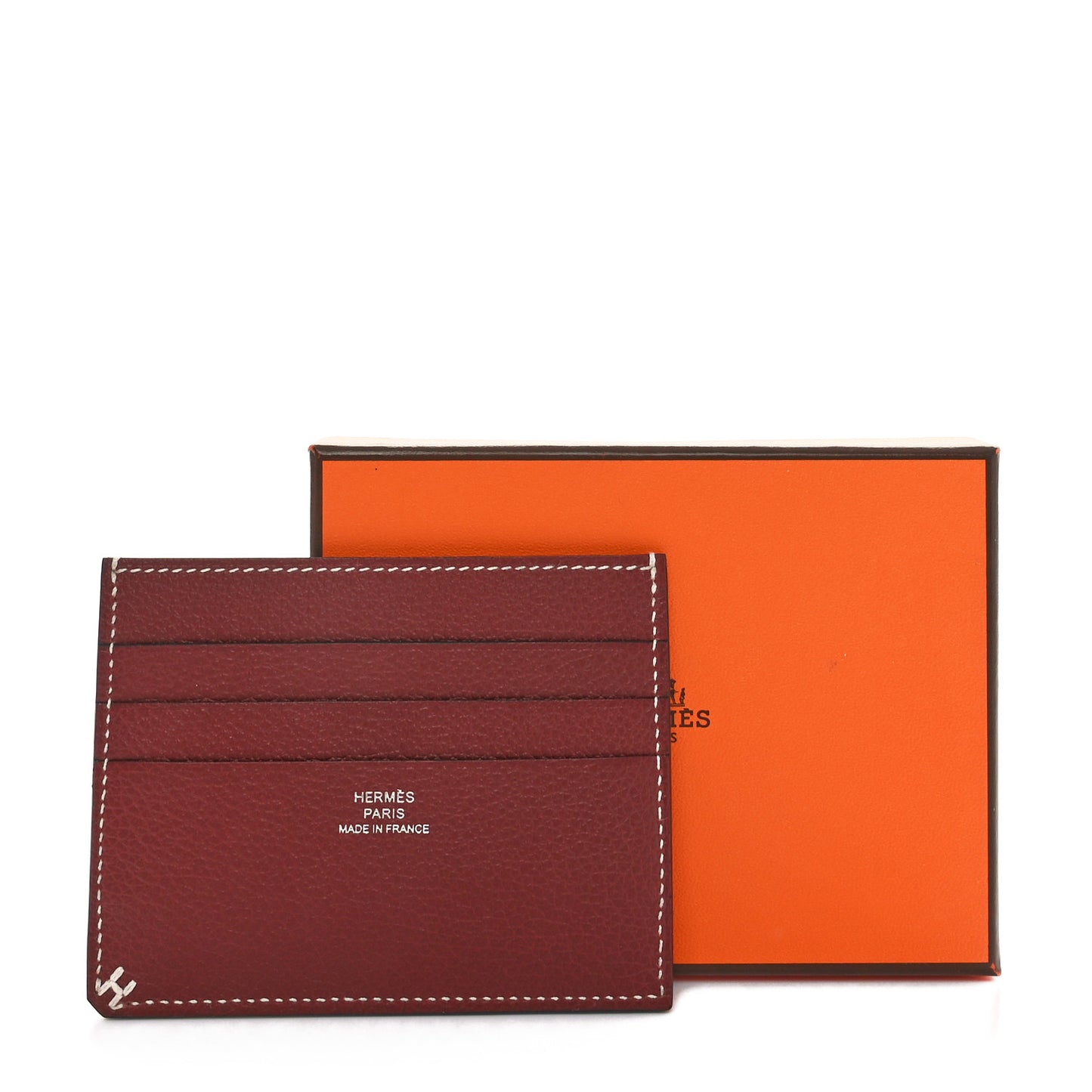 Evercolor H Sellier Card Holder Rouge H