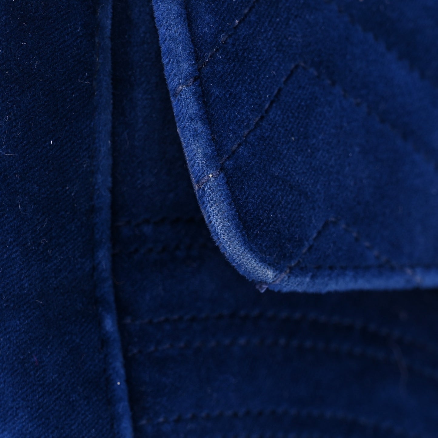 Velvet Matelasse Medium GG Marmont Shoulder Bag Cobalt Blue