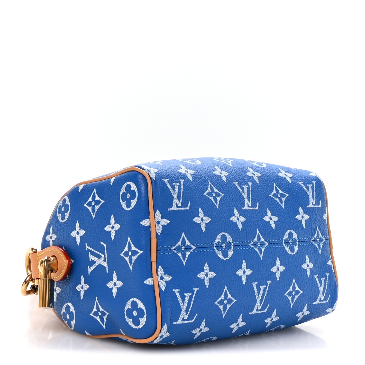 Louis Vuitton Calfskin Monogram Speedy P9 Bandouliere 20 Blue 5 of 12