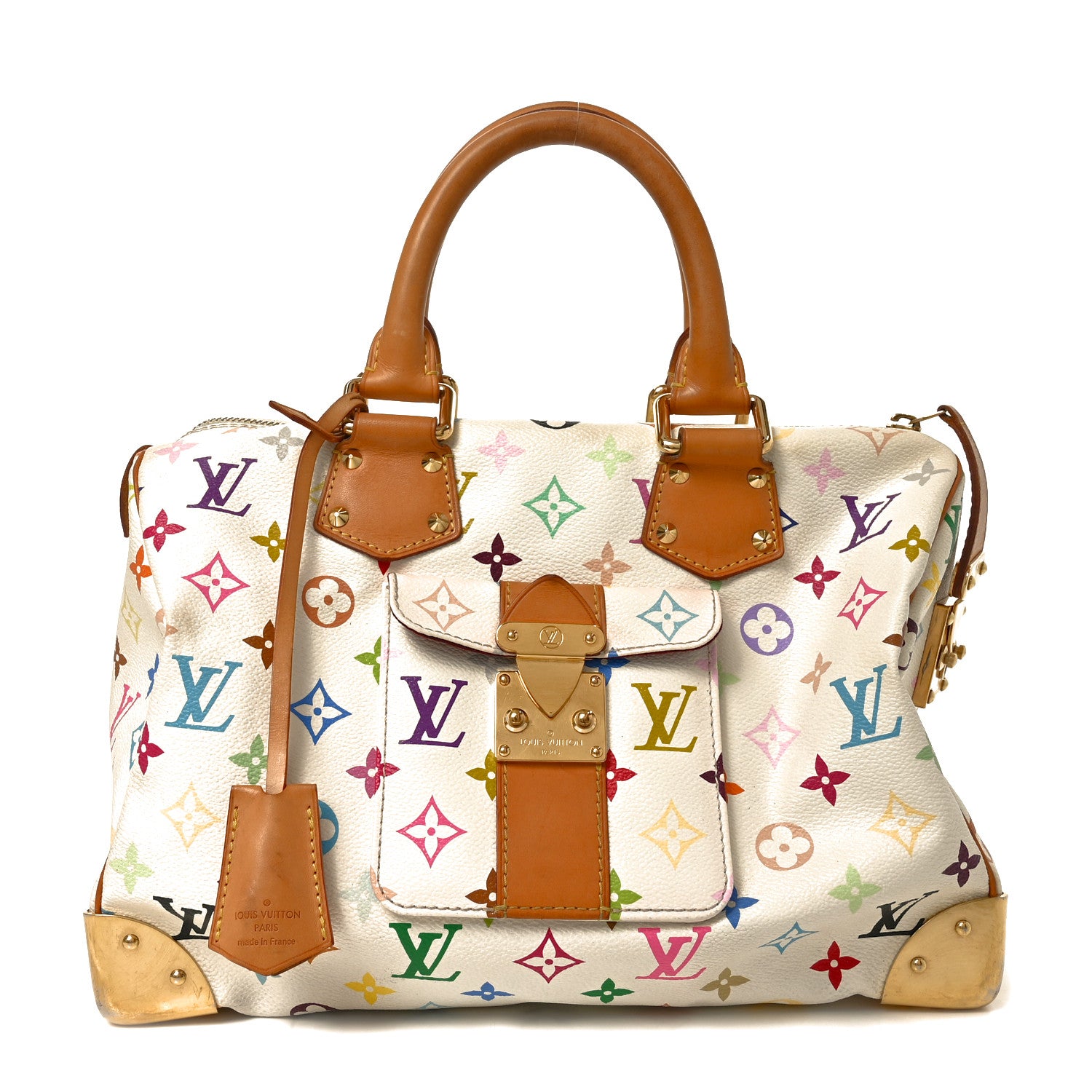 Louis Vuitton Monogram Multicolor Speedy 30 White 1 of 9