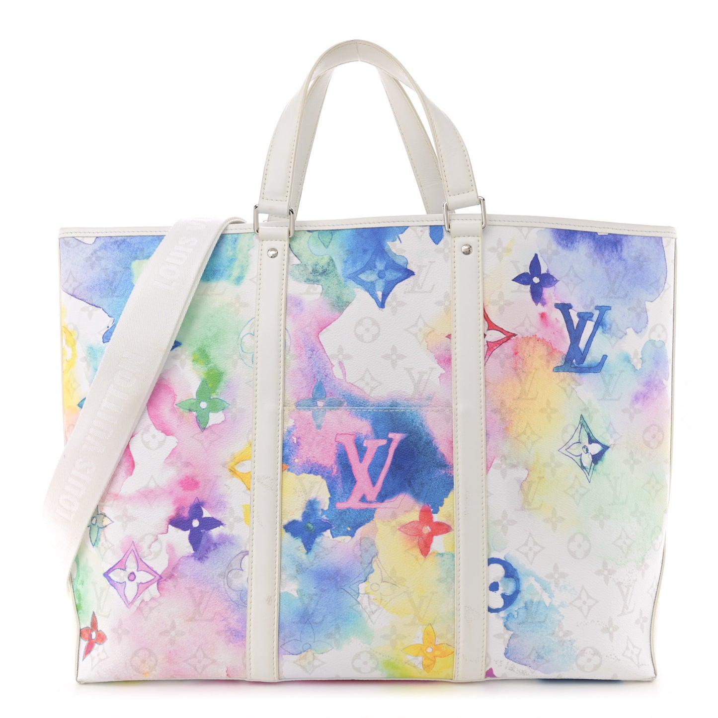Monogram Watercolor New Tote GM Multicolor