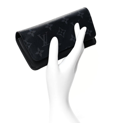Louis Vuitton Monogram Eclipse Woody Sunglass Case 2 of 7