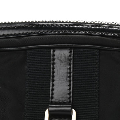 Prada Tessuto Nylon Box Calf Bowling Bag Black 7 of 14