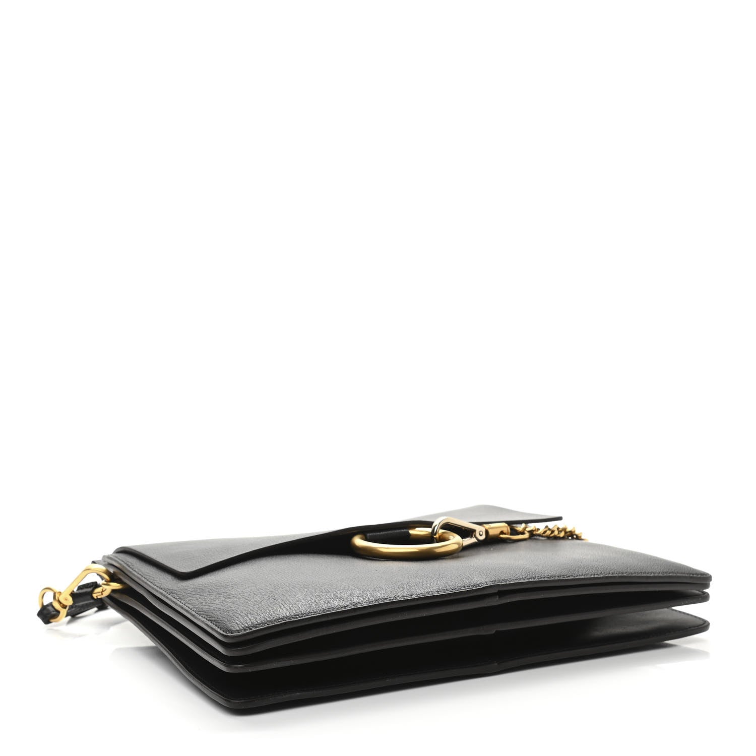 Chloe Calfskin Medium Faye Shoulder Bag Black 4 of 13