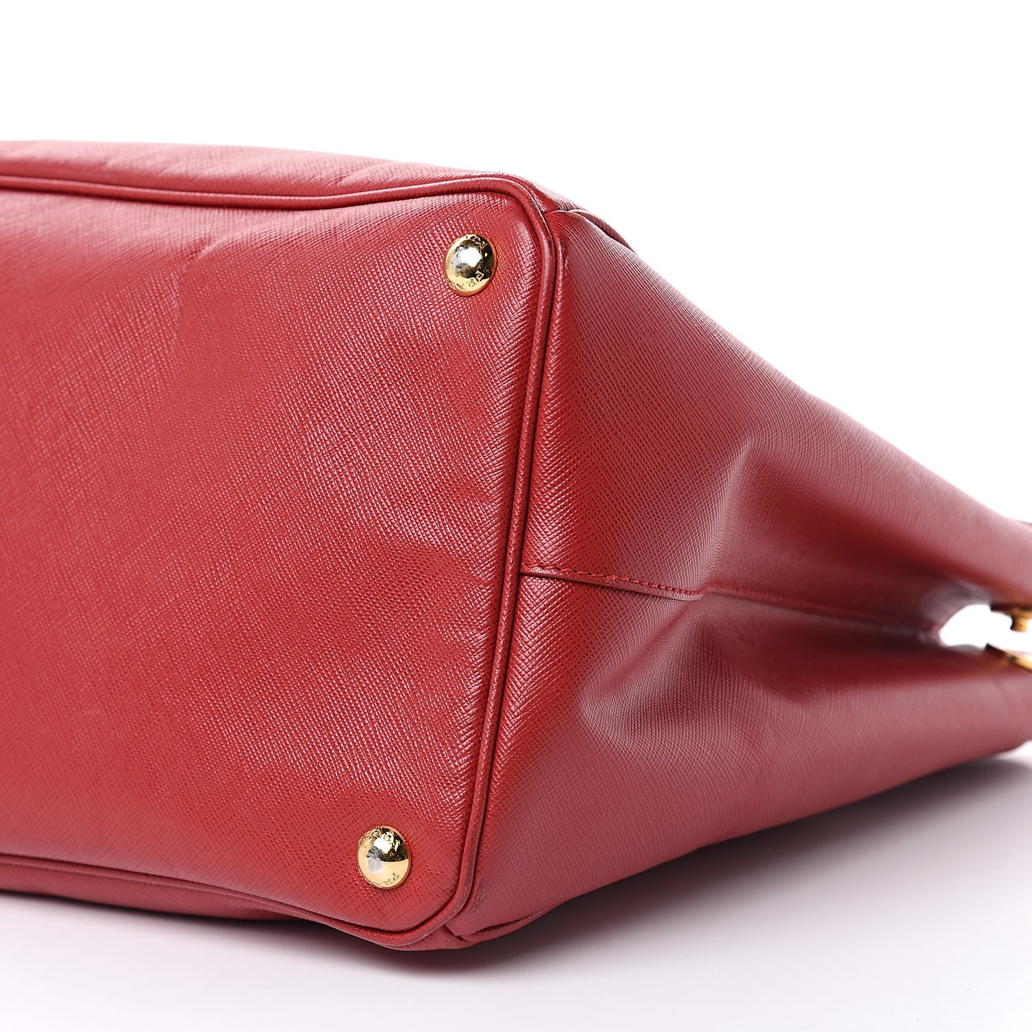 Prada Saffiano Lux Large Tote Fuoco 9 of 15