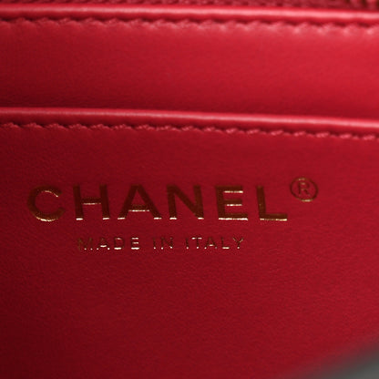 Chanel Lambskin Quilted Small Sweet Camellia Flap Black 6 of 11